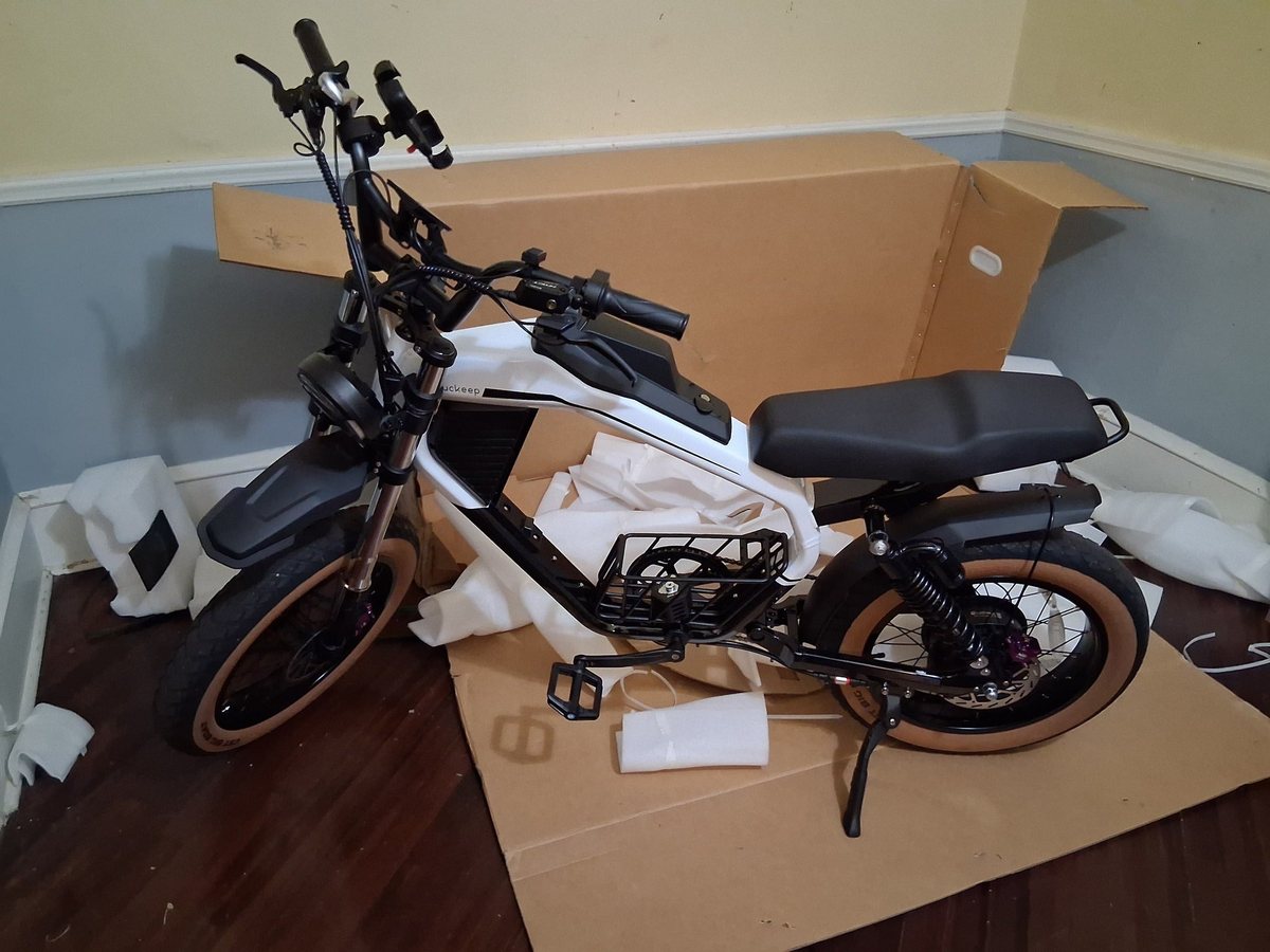 Contenido de la caja del E-Bike X5 Max